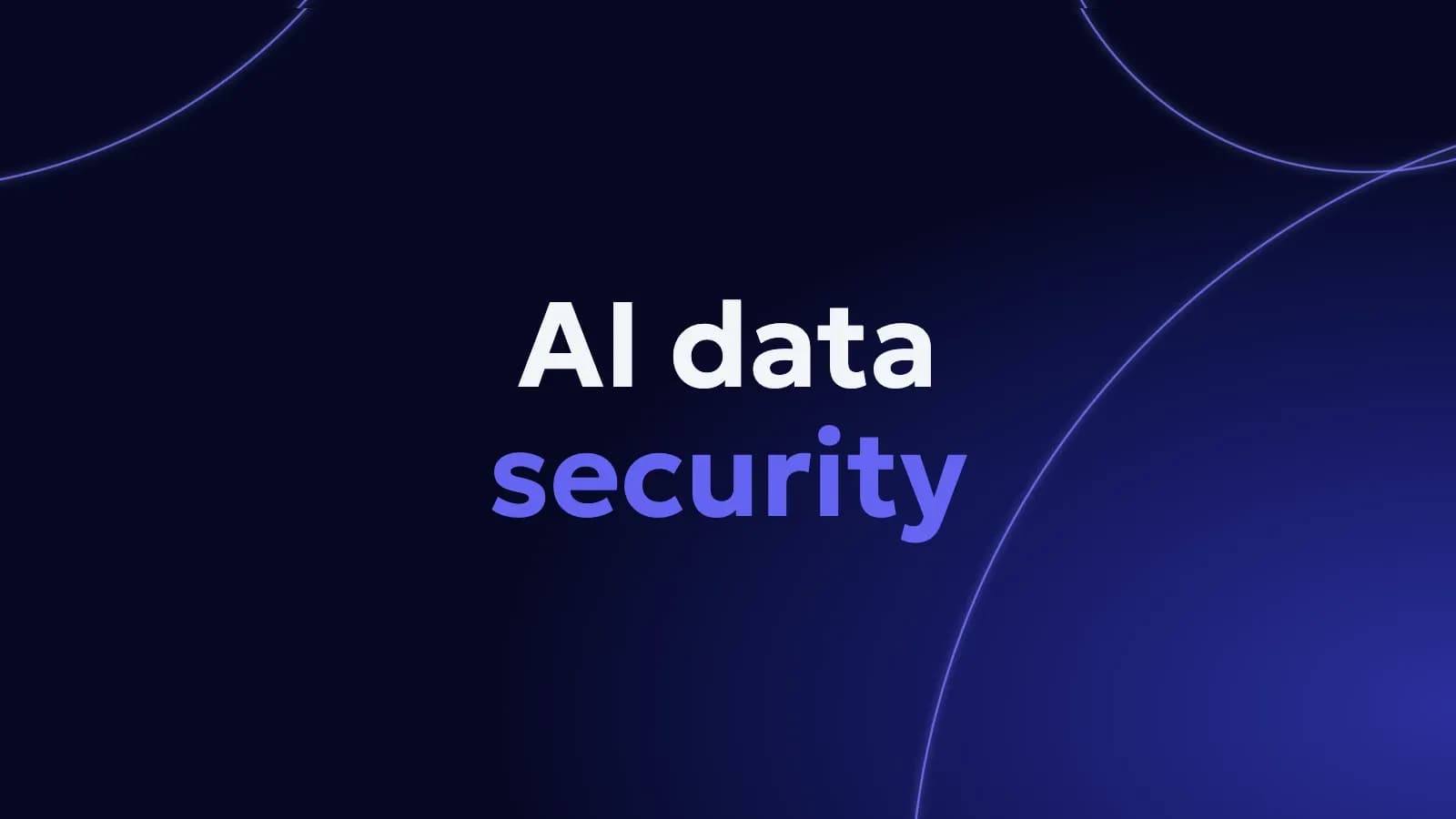 AI data security — Waibee blog cover