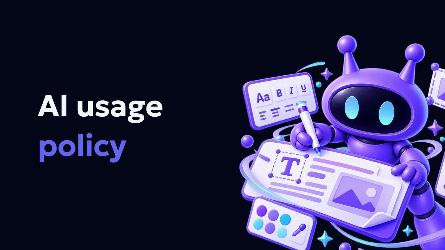 AI usage policy — Waibee blog cover